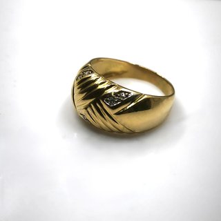 Anillo oro 18k y brillantes