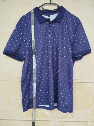 Bonito Polo Azul Marino T/S Shein