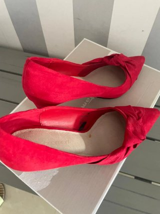 Zapatos rojos mujer Promod