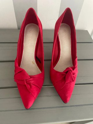 Zapatos rojos mujer Promod