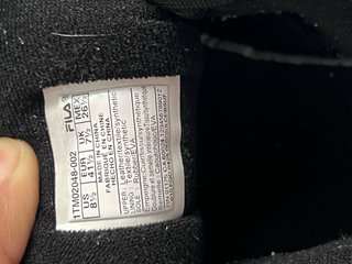 Zapatillas Fila Negras