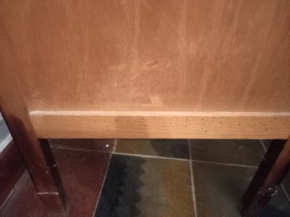 Mesita vintage mármol y madera