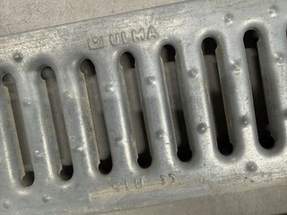 Rejillas ULMA Galvanizadas Canal Drenaje