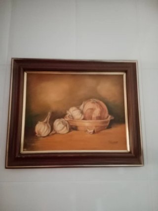 Cuadro Cocina Ajo y Cebolla