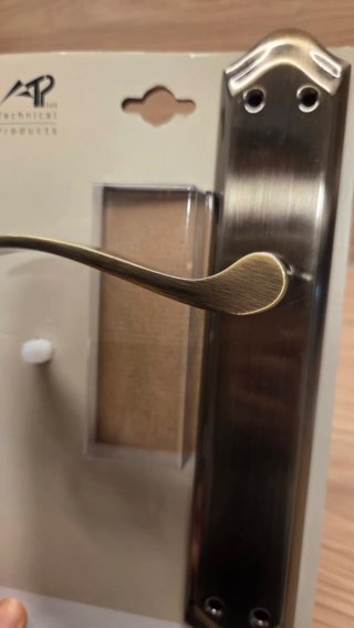 Maneta de puerta izquierda bronce