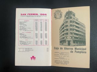 Programa San Fermín 1966