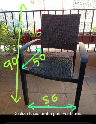 3 Fundas Protectoras Sillas Jardín SIMPHAUS