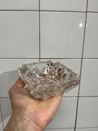 Conjunto 6 ceniceros de cristal