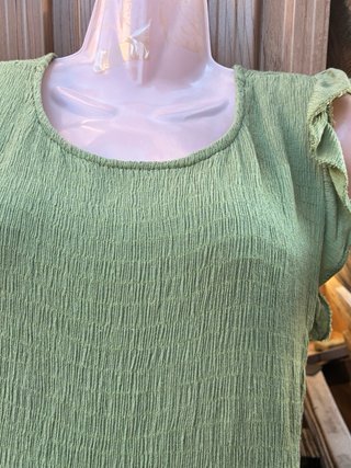 Vestido largo verde
