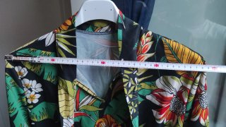 Camicia Floreale con nastro Taglia S/M
