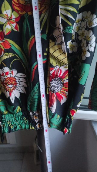 Camicia Floreale con nastro Taglia S/M