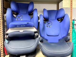Silla coche Cybex niños azul