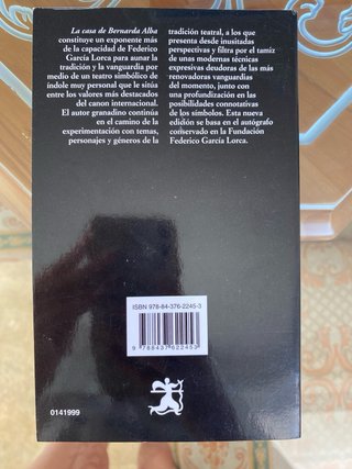 Libro - La casa de Bernarda Alba