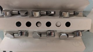 6 Clavijas en línea para guitarra Stratocaster