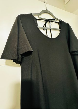 Vestido Negro Mango Talla L