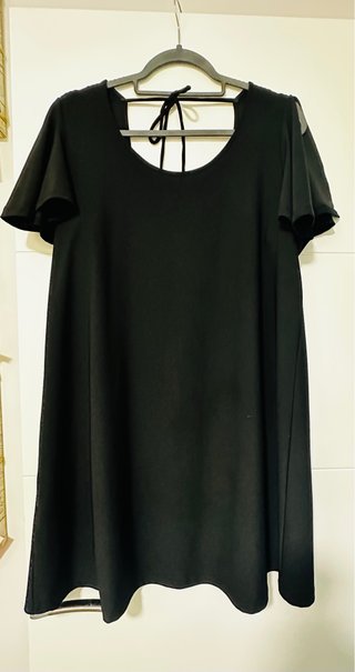 Vestido Negro Mango Talla L