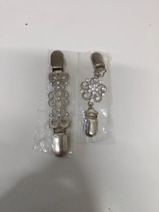 Clips para chaquetas con adornos