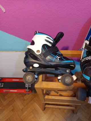 Patines 4 Ruedas Niños Talla Ajustable Talla 28/33