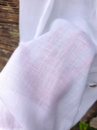 Vestido de lino blanco