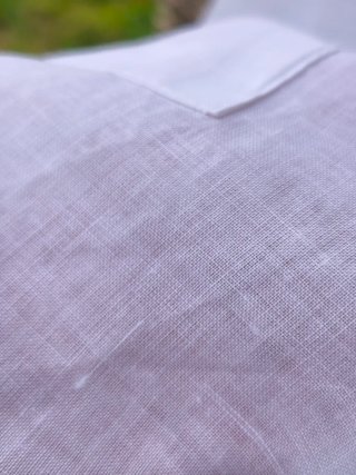 Vestido de lino blanco