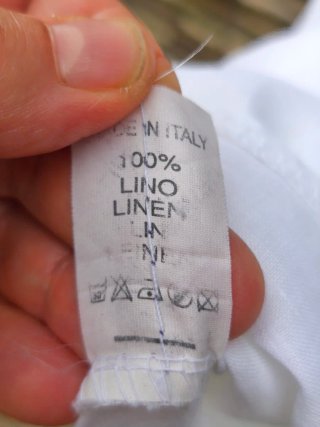 Vestido de lino blanco