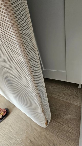 Cama base tapizada y colchon 90x190