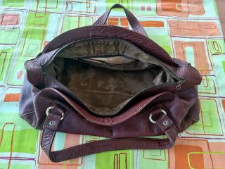 Borsa Bowling donna in pelle