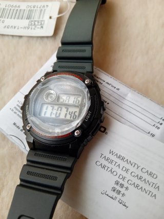 Reloj Casio W-216H-1AVDF Negro