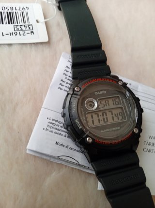 Reloj Casio W-216H-1AVDF Negro