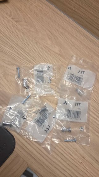 Tiradores de mueble cromados (Pack 5)