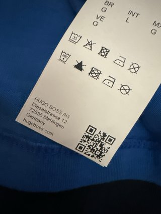 2 Camisetas BOSS Azul Marino y Azul