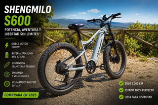 Bicicleta Eléctrica Shengmilo S600 Fat Tire