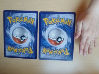 2 Cartas Jumbo Pokémon Blastoise EX y Pikachu EX