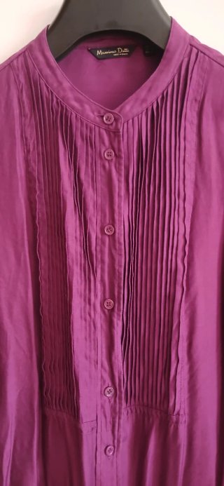Camisa Massimo Dutti morada