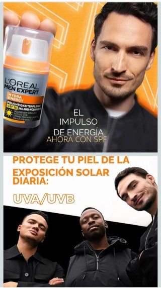 L'Oréal Men Expert Hydra Energy Set 3 uds