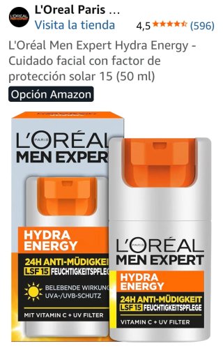 L'Oréal Men Expert Hydra Energy Set 3 uds