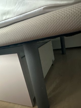 Somier cama 90 beige/gris