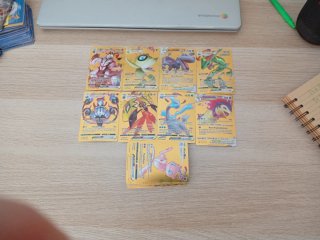 Cartas Pokémon Doradas