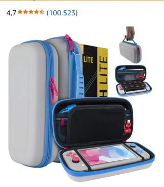Nintendo Switch Lite Azul + Funda Orzly