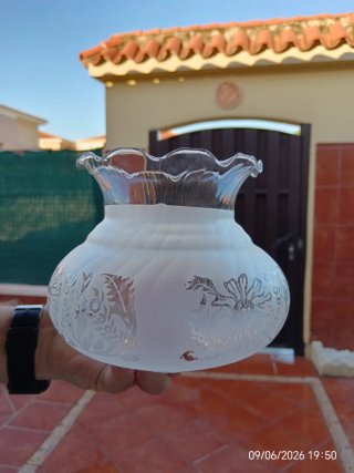 Tulipas de lámpara de cristal