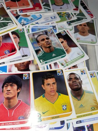 Cromos de fútbol 2010 mundial