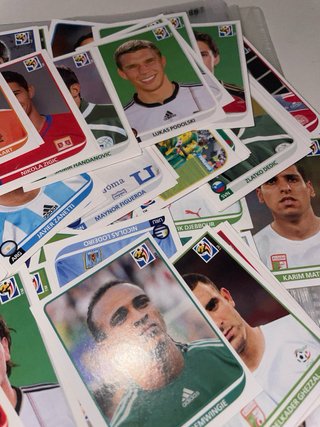 Cromos de fútbol 2010 mundial