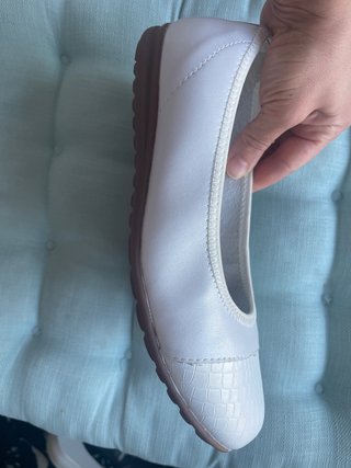 Zapatos Quattro Comforto Piel Natural Blancos