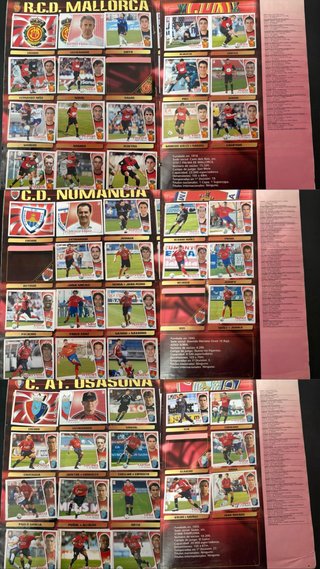 Álbum Cromos LIGA 2004-2005