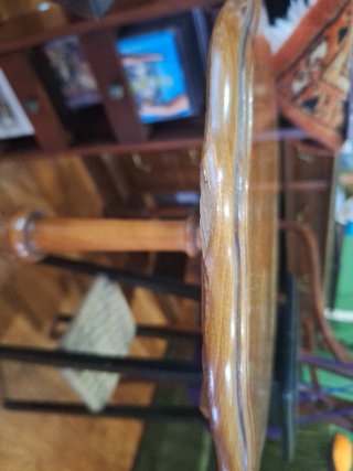 Mesita auxiliar vintage madera maciza