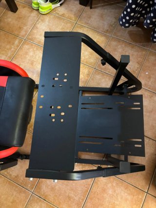 Cockpit Sim Racing Ajustable con Asiento Deportivo