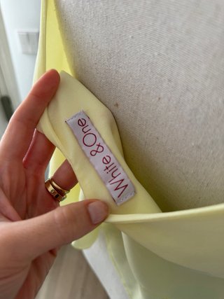 Top tirantes lentejuelas amarillo