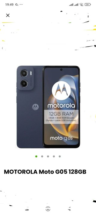 Motorola Moto G05 128GB Azul