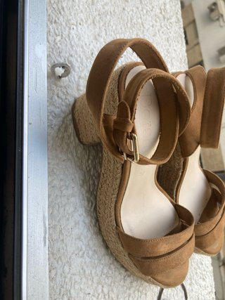 Sandalias Bershka Marrones Talla 37