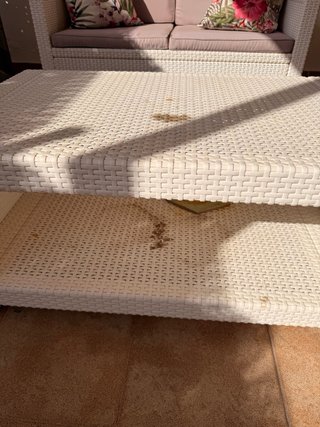 Conjunto Terraza Chill Out Blanco y beige